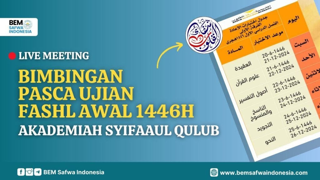 Bimbingan Evaluasi dan Persiapan Ujian Susulan