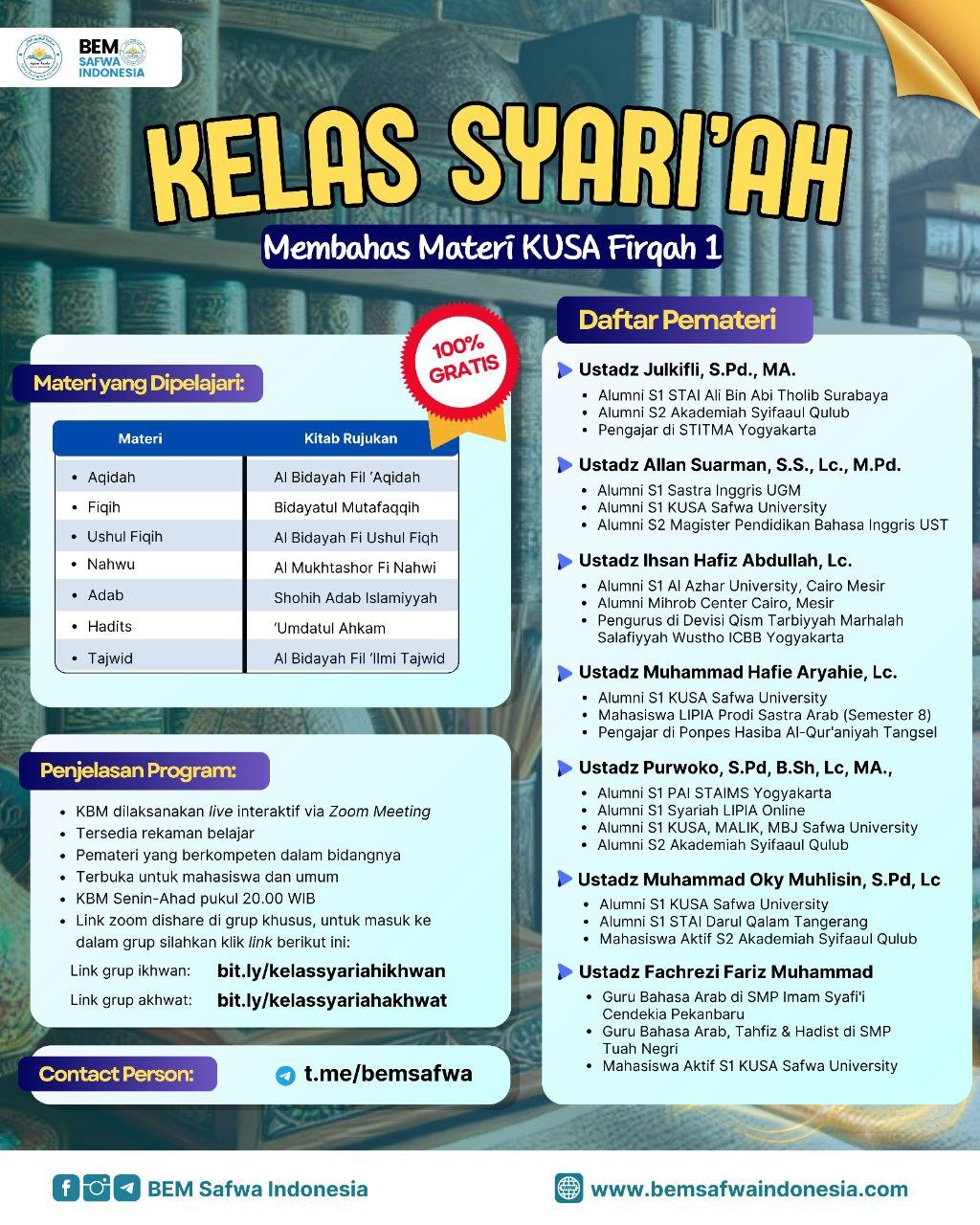 kelas syariah